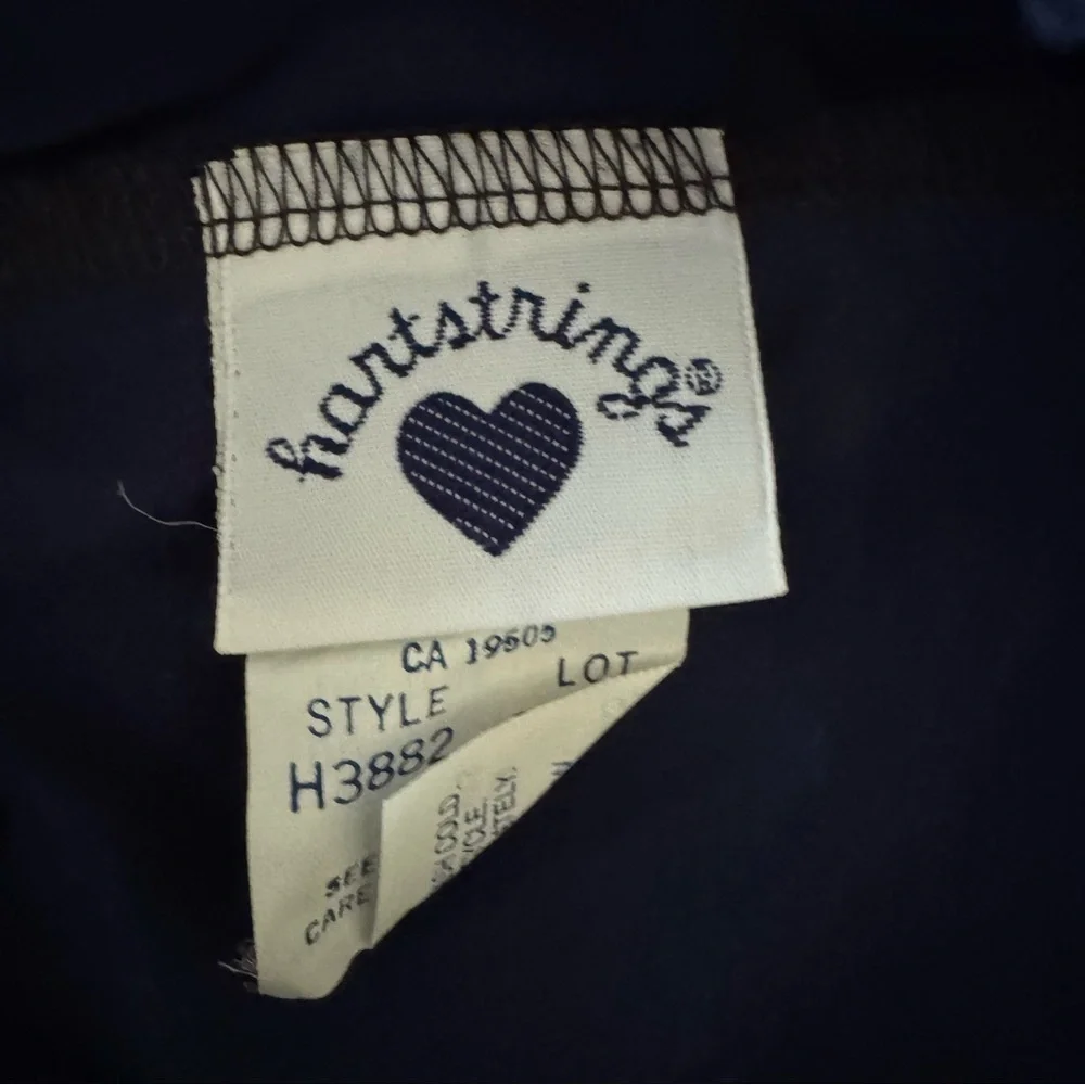VTG Hartstrings Navy Blue Athletic Sporty Shorts Tennis Embroidered Boy Girl 4